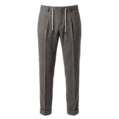 Roberto Pepe Luxury Black Rayon Men Pant