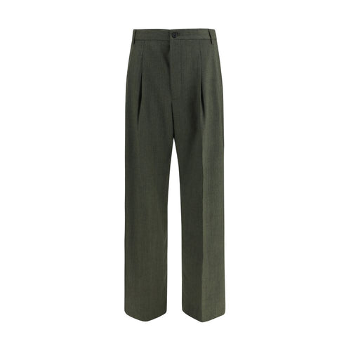 Laneus Bicolor Wool Casual Pants