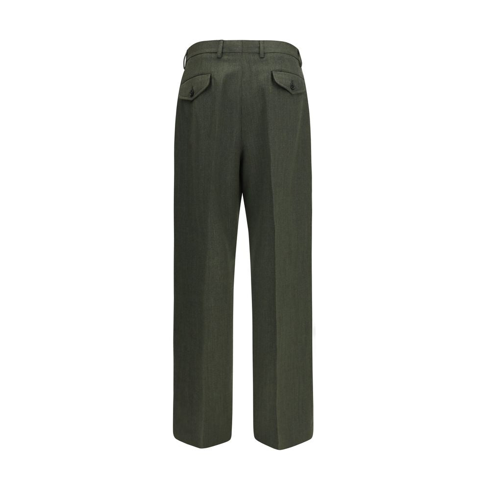 Laneus Bicolor Wool Casual Pants