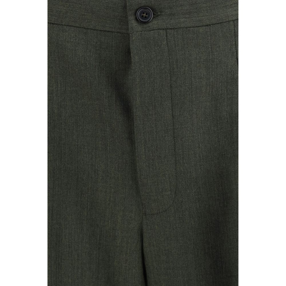 Laneus Bicolor Wool Casual Pants