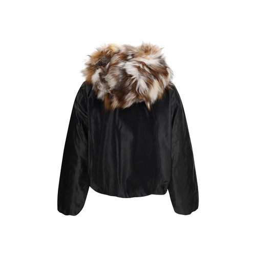 Moose Knuckles Black Lambskin Leather Jacket