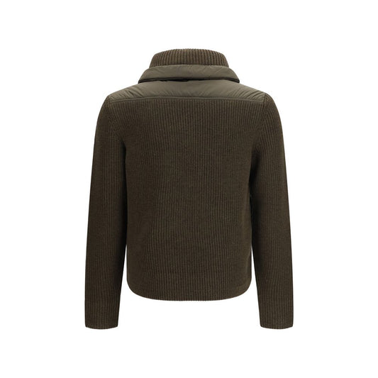 Moncler Grenoble Brown Wool Oves Aries Sweatshirt