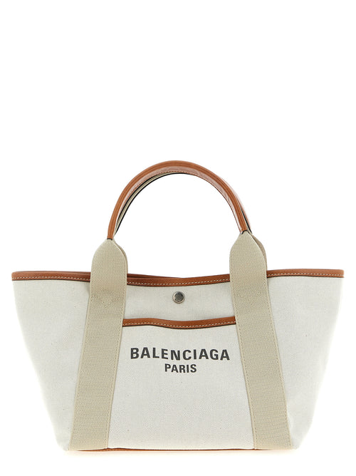 Balenciaga Beige Leather Tote Bag