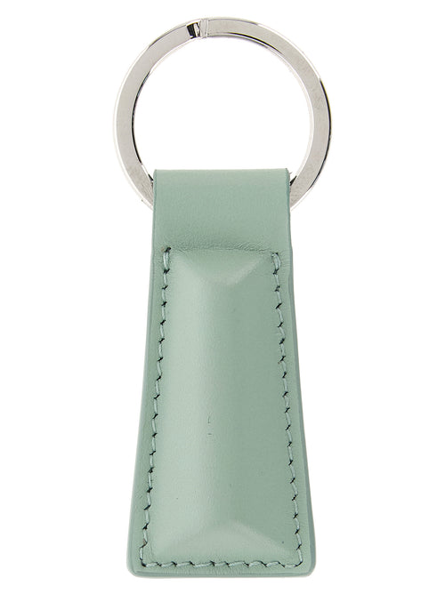 Jil Sander Bicolor Calfskin Keychain