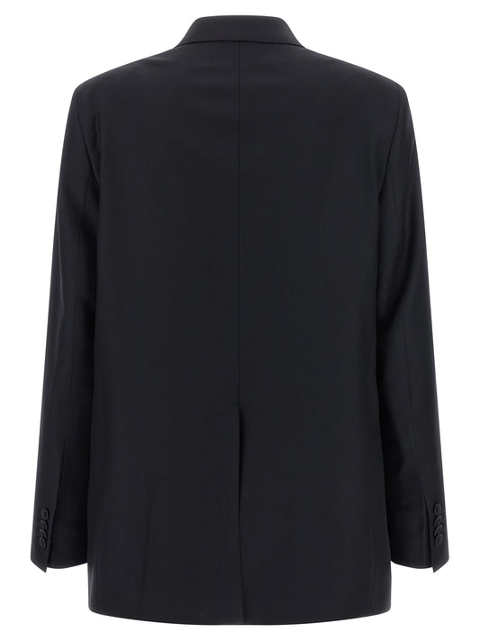 Tagliatore Black Virgin Wool Two-Piece Suit
