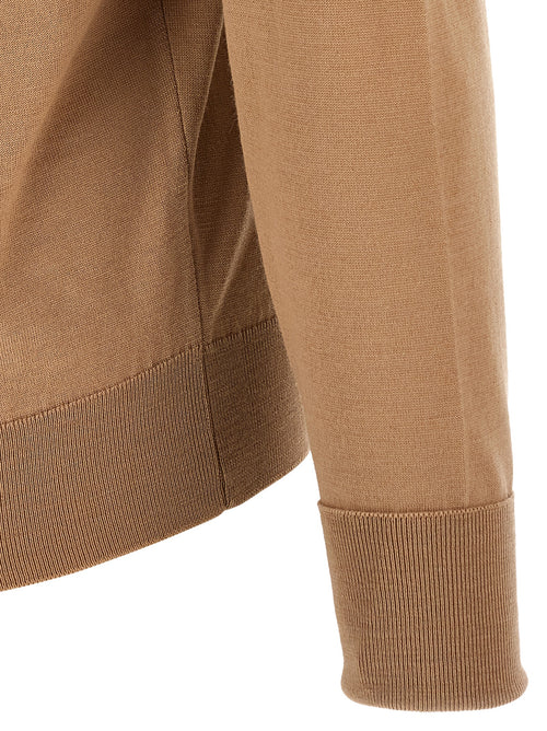 JOHN SMEDLEY Beige Merino Wool Polo Shirt