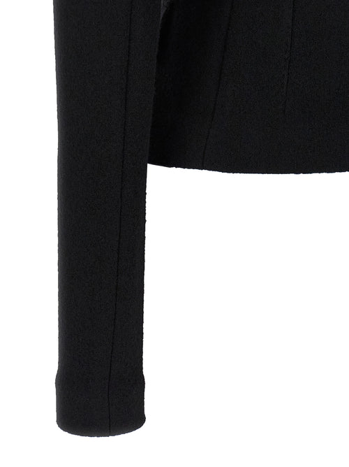 Dolce & Gabbana Black Virgin Wool Blazer