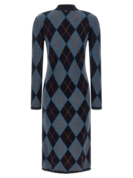 Twinset Orange Viscose Casual Dress
