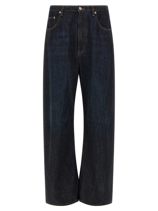 MM6 Maison Margiela Blue Cotton Jeans Denim