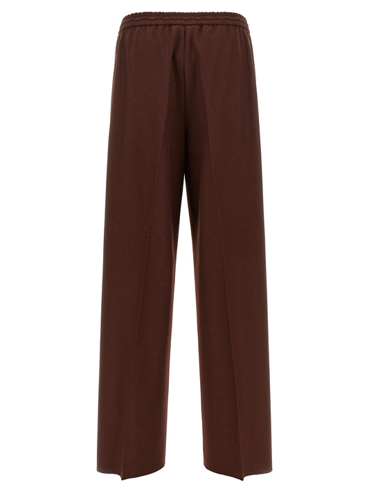Max Mara Brown Wool Casual Pants