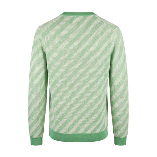 Malo Green Linen Men Sweater