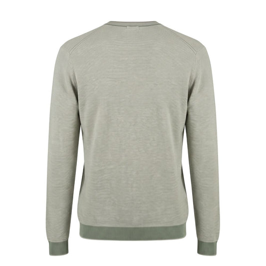 Malo Green Cotton Men Sweater