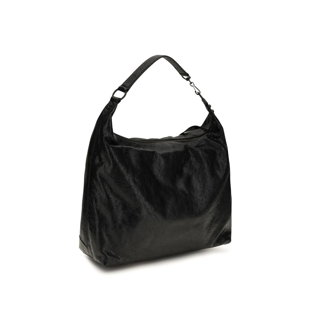 Balenciaga Black Lamb Ovis Aries Shoulder Bag