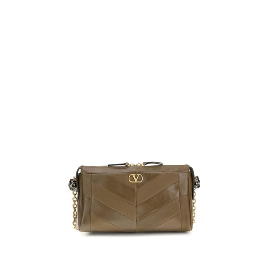 Valentino Garavani Brown Napa Leather / Calf Bos Taurus Shoulder Bag