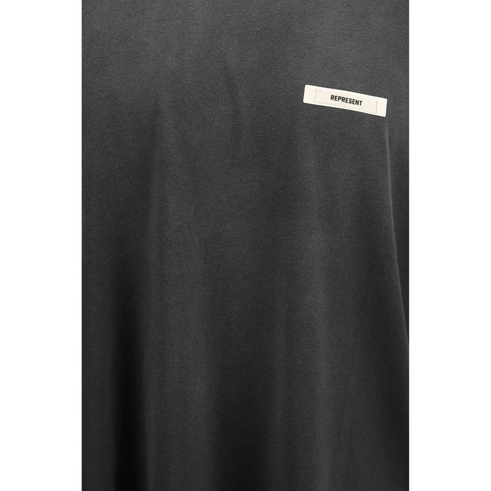 Represent Gray Cotton T-Shirt
