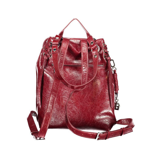 Desigual Red Poliuretano Women's Backpack