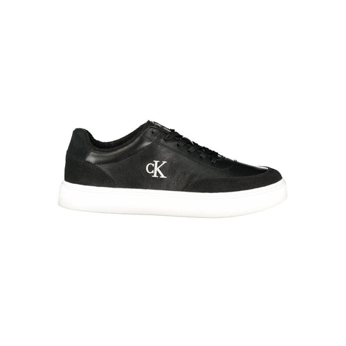 Calvin Klein Black Polyurethane Men's Sneaker
