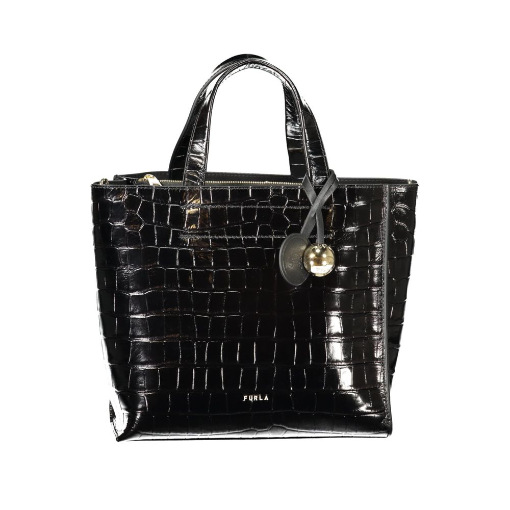 Furla Black Leather Women's Bag