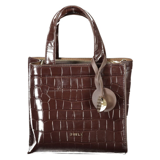 Furla Brown Leather Women's Bag