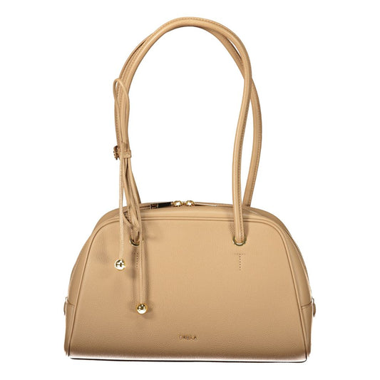 Furla Beige Leather Women's Bag