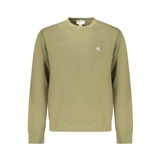 Calvin Klein Green Cotton Sweatshirt