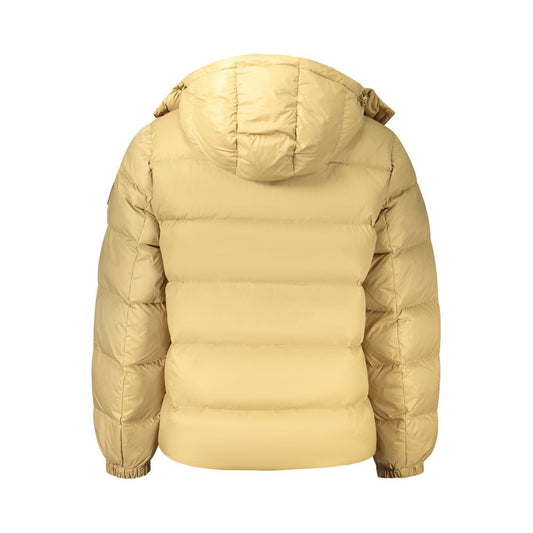 Calvin Klein Beige Nylon Full-Length Jacket