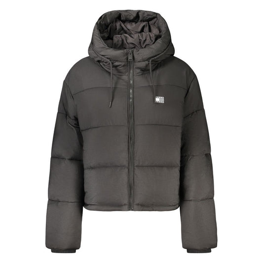 Tommy Hilfiger Black Polyester Shell Jacket