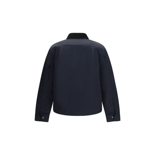 Fred Perry Blue Recycled Polyamide Full-Length Jacket