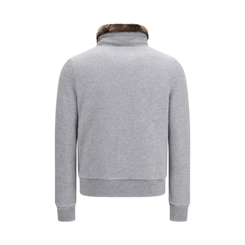 MooRER Gray Goose Down Full-Length Jacket
