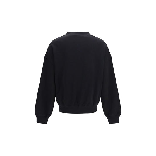 Palm Angels Black Cotton Sweatshirt