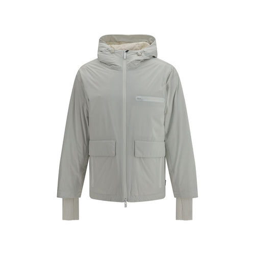 LAMINAR Gray Goose Down Shell Jacket