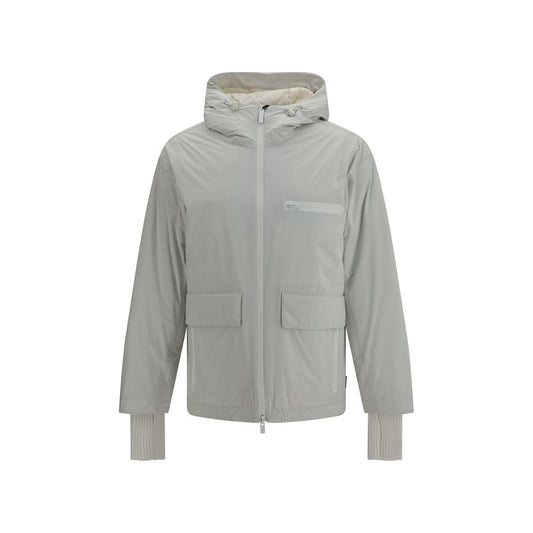 LAMINAR Gray Goose Down Shell Jacket