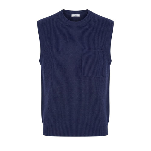 Malo Blue Wool Men's Sweater