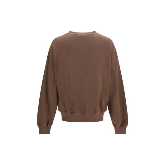 Palm Angels Brown Cotton Sweatshirt
