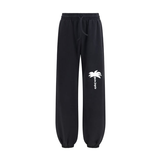 Palm Angels Black Cotton Sweatshirt
