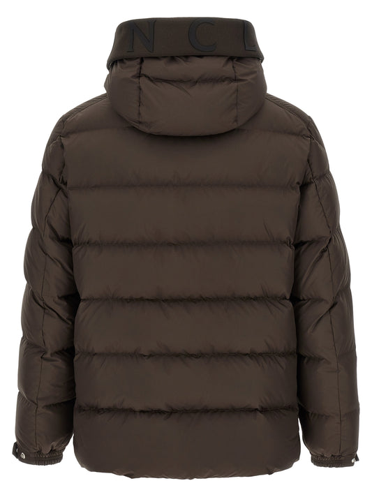 Moncler Brown Polyester Full-Length Jacket