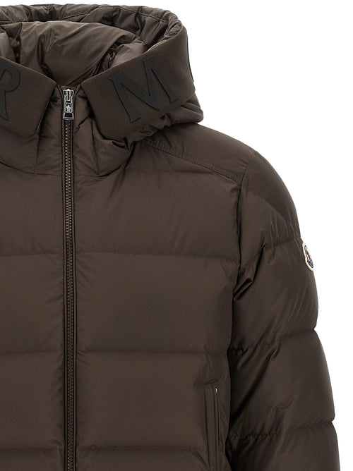 Moncler Brown Polyester Full-Length Jacket