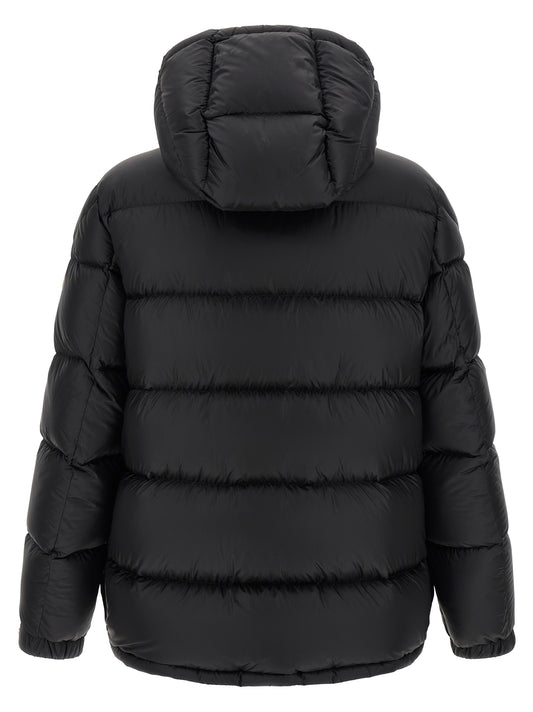Moncler Black Polyamide Full-Length Jacket