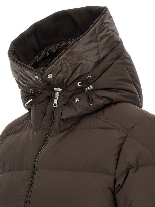 Moncler Brown Polyester Full-Length Jacket