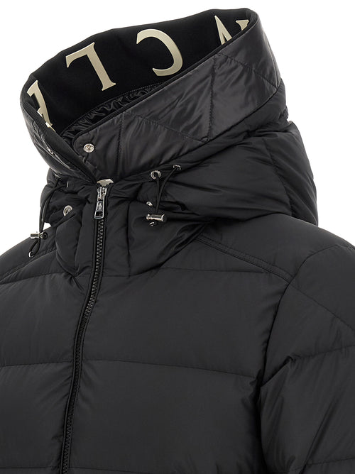 Moncler Black Polyester Full-Length Jacket