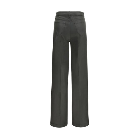 L'Agence Bicolor Cotton Flared Jeans