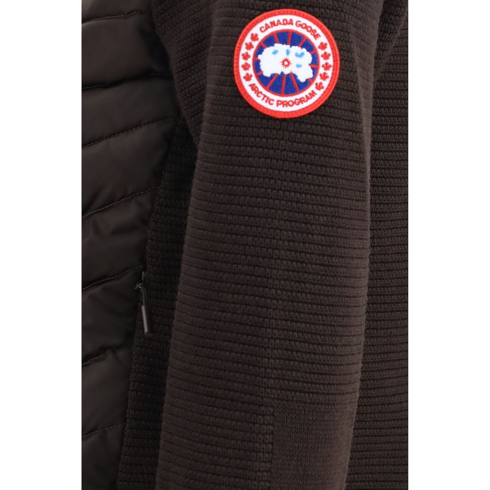 Canada Goose Brown Wool Full-Length Jacket