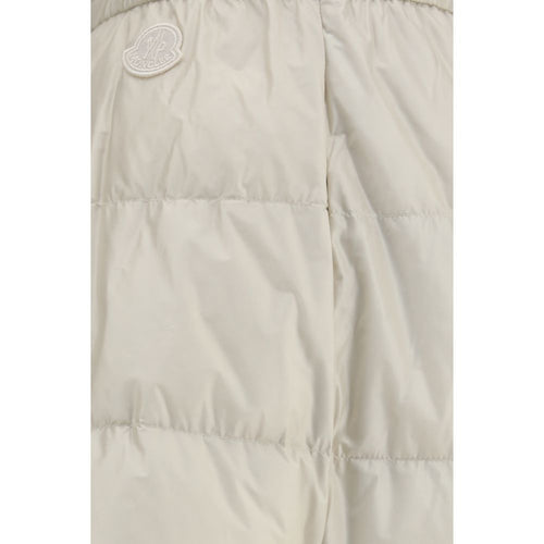 Moncler Beige Nylon Midi Skirt