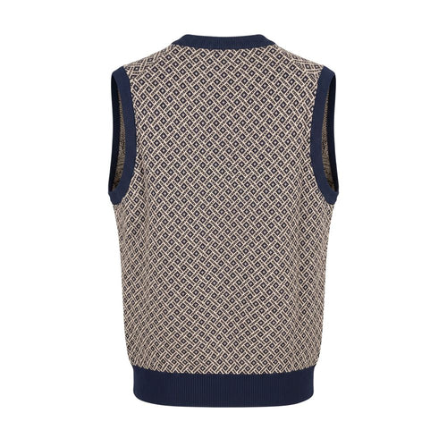 Malo Blue Cotton Men Sweater