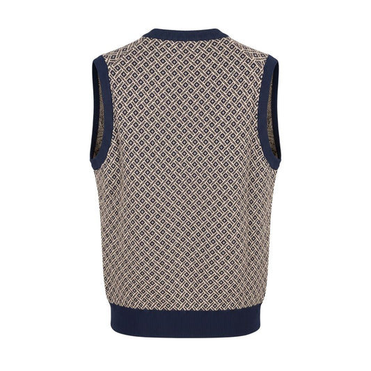 Malo Blue Cotton Men Sweater