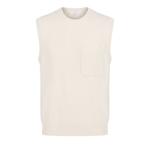 Malo White Wool Men Sweater