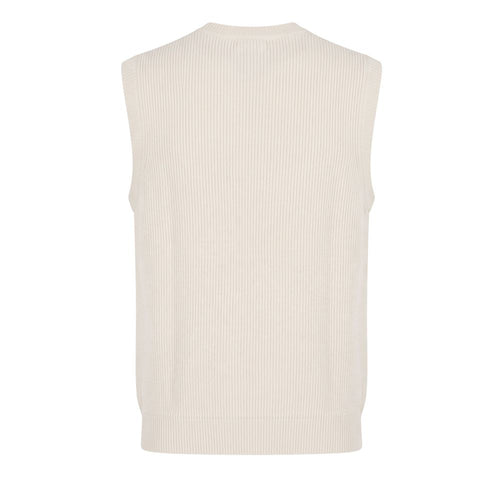 Malo White Wool Men Sweater