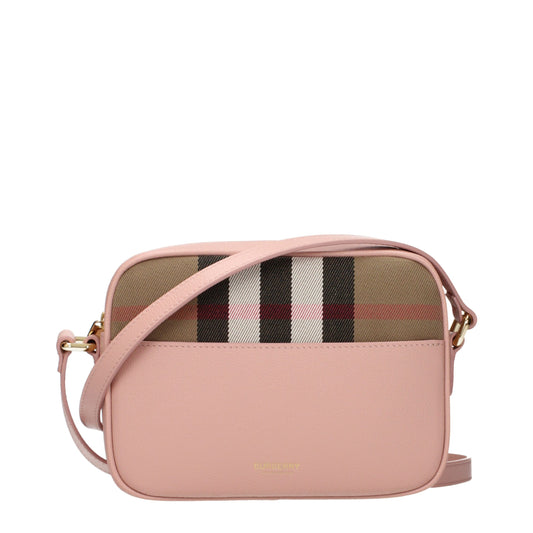 Burberry Pink Leather Crossbody Bag