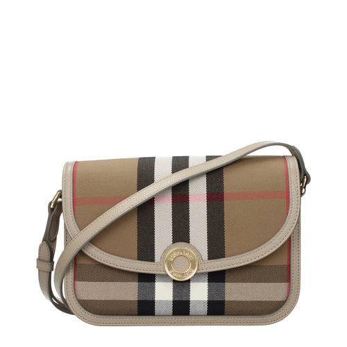 Burberry Brown Fabric Crossbody Bag