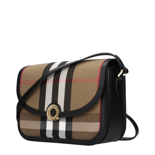 Burberry Brown Fabric Crossbody Bag